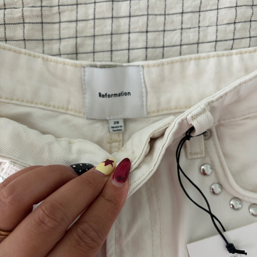 Reformation Cary Jeans BRAND NEW - Picture 3 of 11